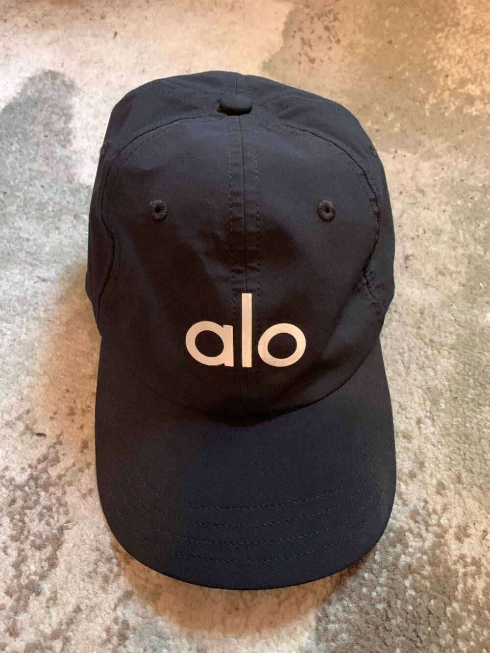 Alo Yoga Performance Off-Duty Cap Black Hat